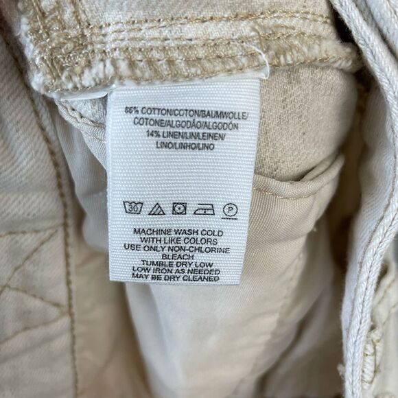 NWT Free People Ecru Pants Size 24 - Picture 7 of 7